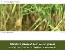 Tablet Screenshot of grand-parc.fr